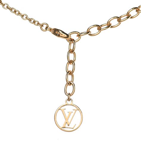 louis vuitton flower full necklace|louis vuitton monogram necklace.